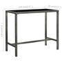 Voir la diapositive 6 : VIDAXL Ensemble de bar de jardin 7 pcs et coussins Resine tressee Gris