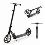 KINDERKRAFT Trottinette pliable urbaine enfant et adulte. Coloris disponibles : Beige, Rose, Noir