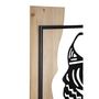 Voir la diapositive 2 : Paris Prix Décoration Murale Encadrée  Tribal  80cm Noir & Naturel