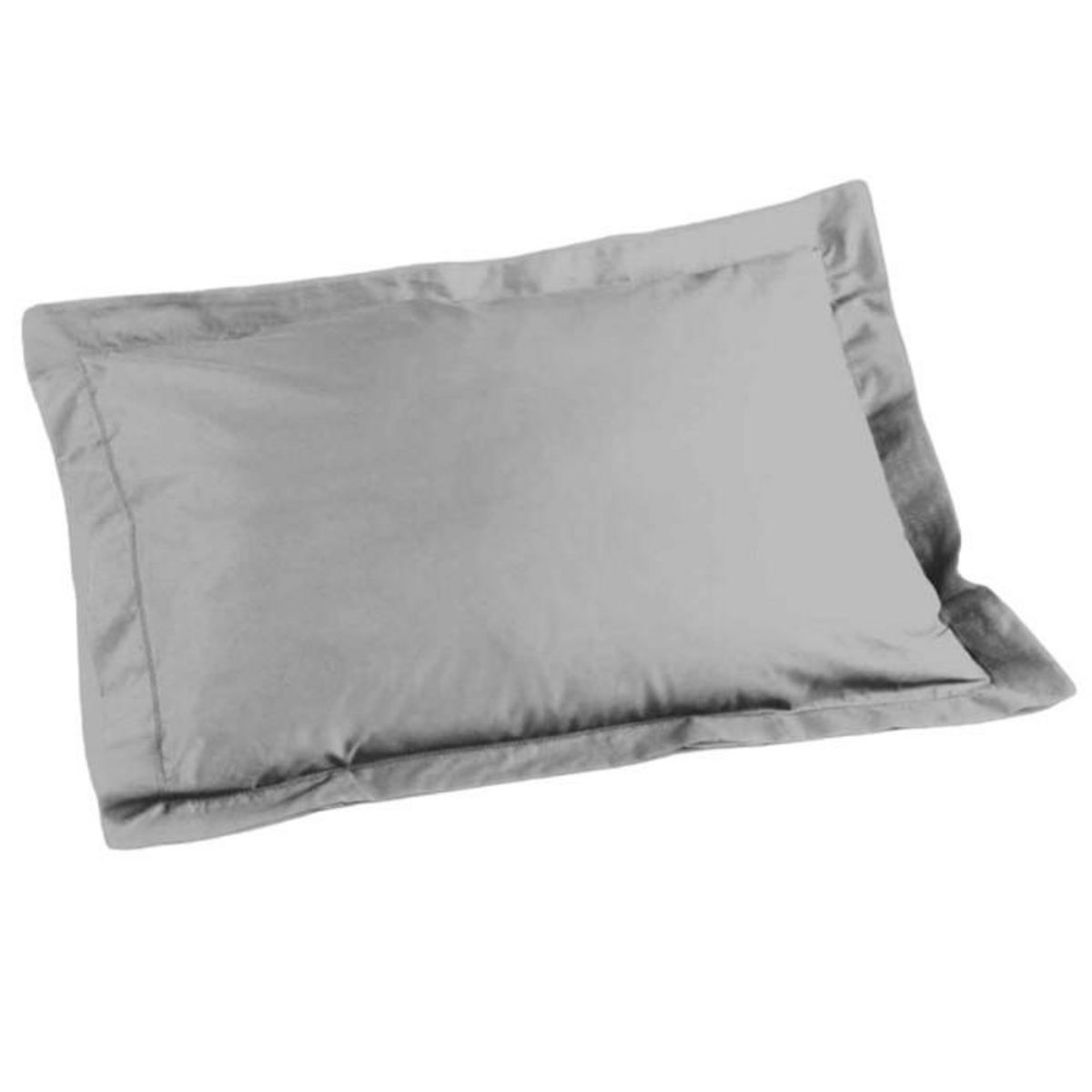 Paris Prix Taie d'Oreiller en Coton Bio  Biolina  50x70cm Gris