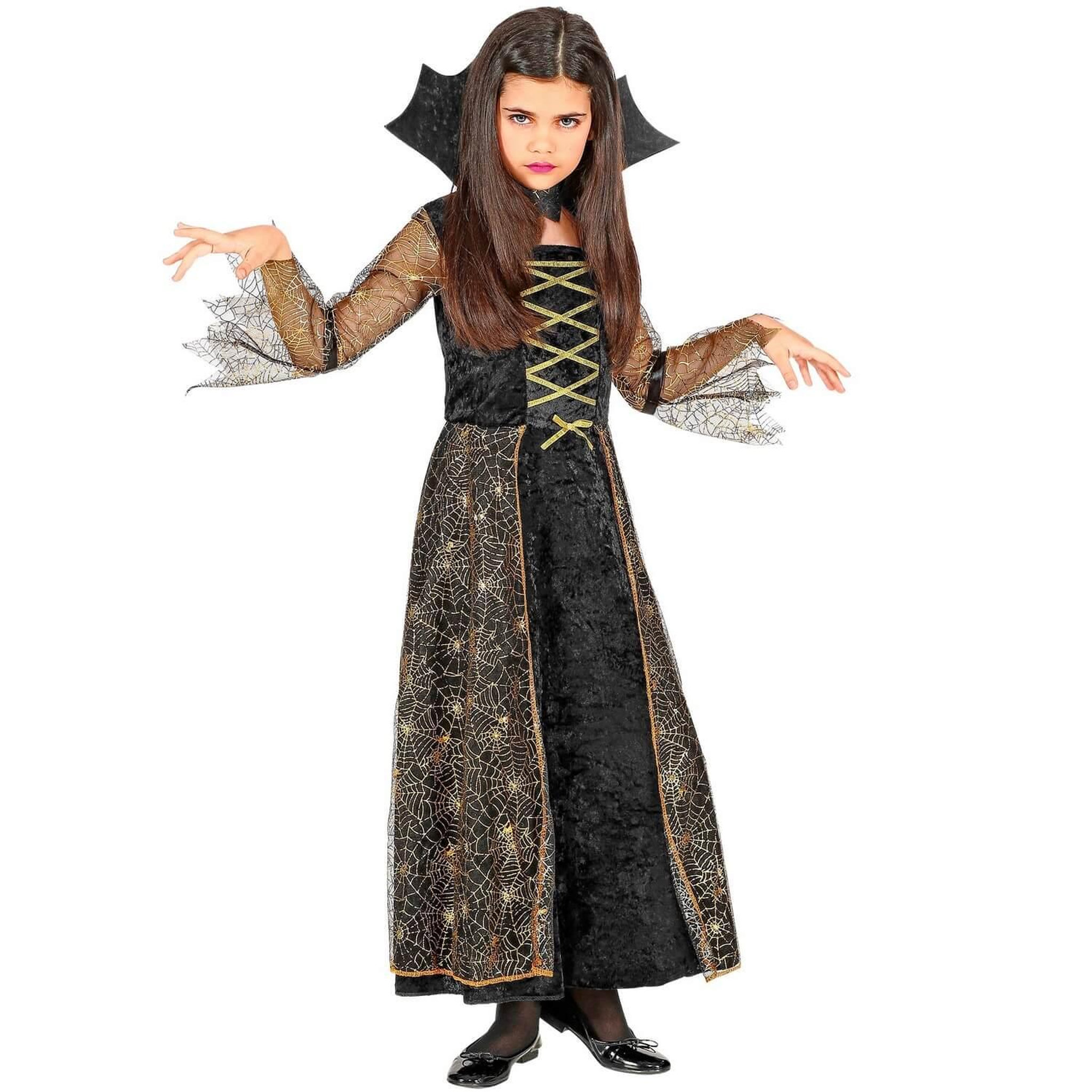 Voir la diapositive 2 : WIDMANN Déguisement Spiderella - Fille - 5/7 ans (110 à 122 cm)