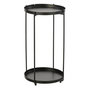 Voir la diapositive 1 : Paris Prix Table d'Appoint en Métal  Robt  46cm Noir