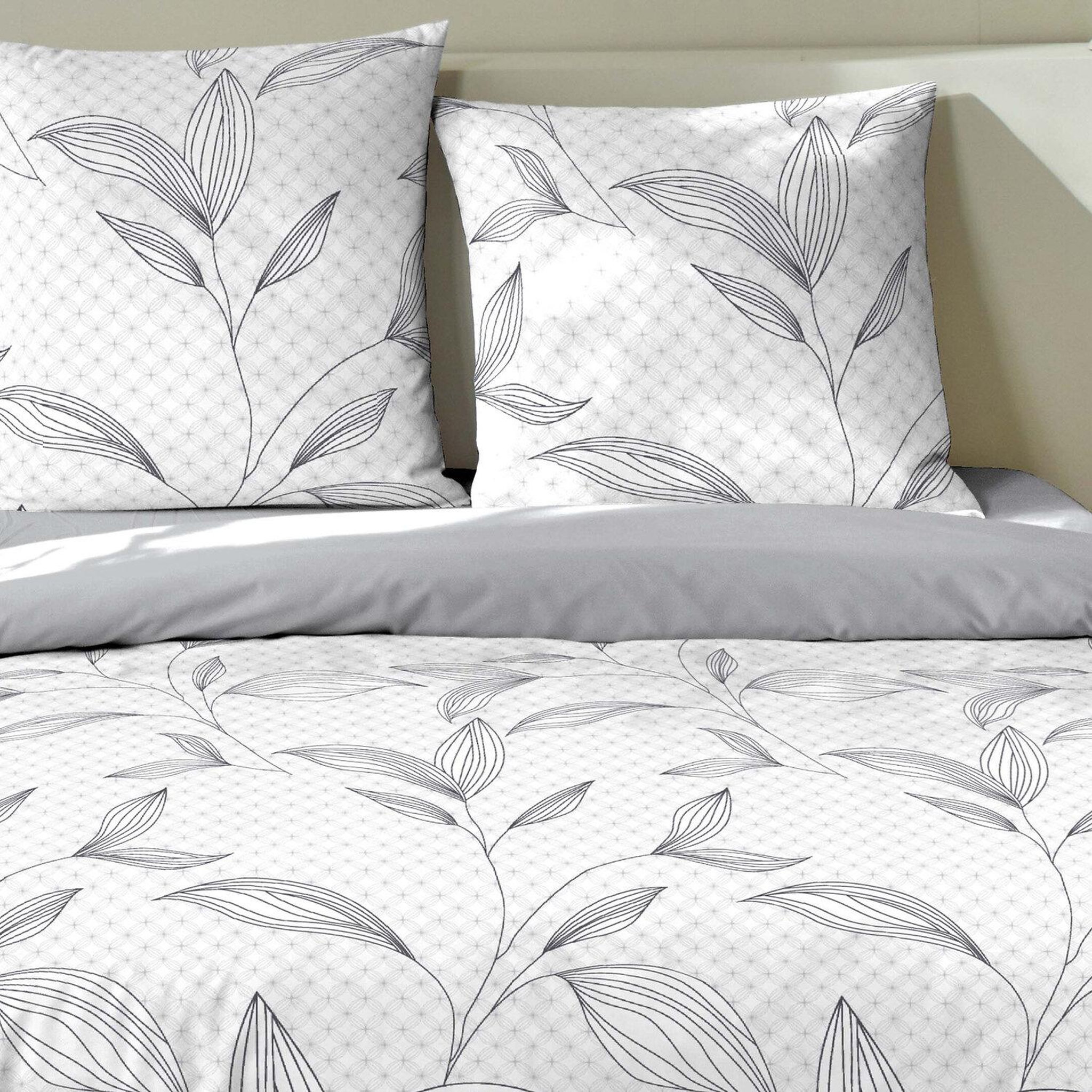 Voir la diapositive 3 : Home collection Parure housse de couette 100% coton 51 mikano