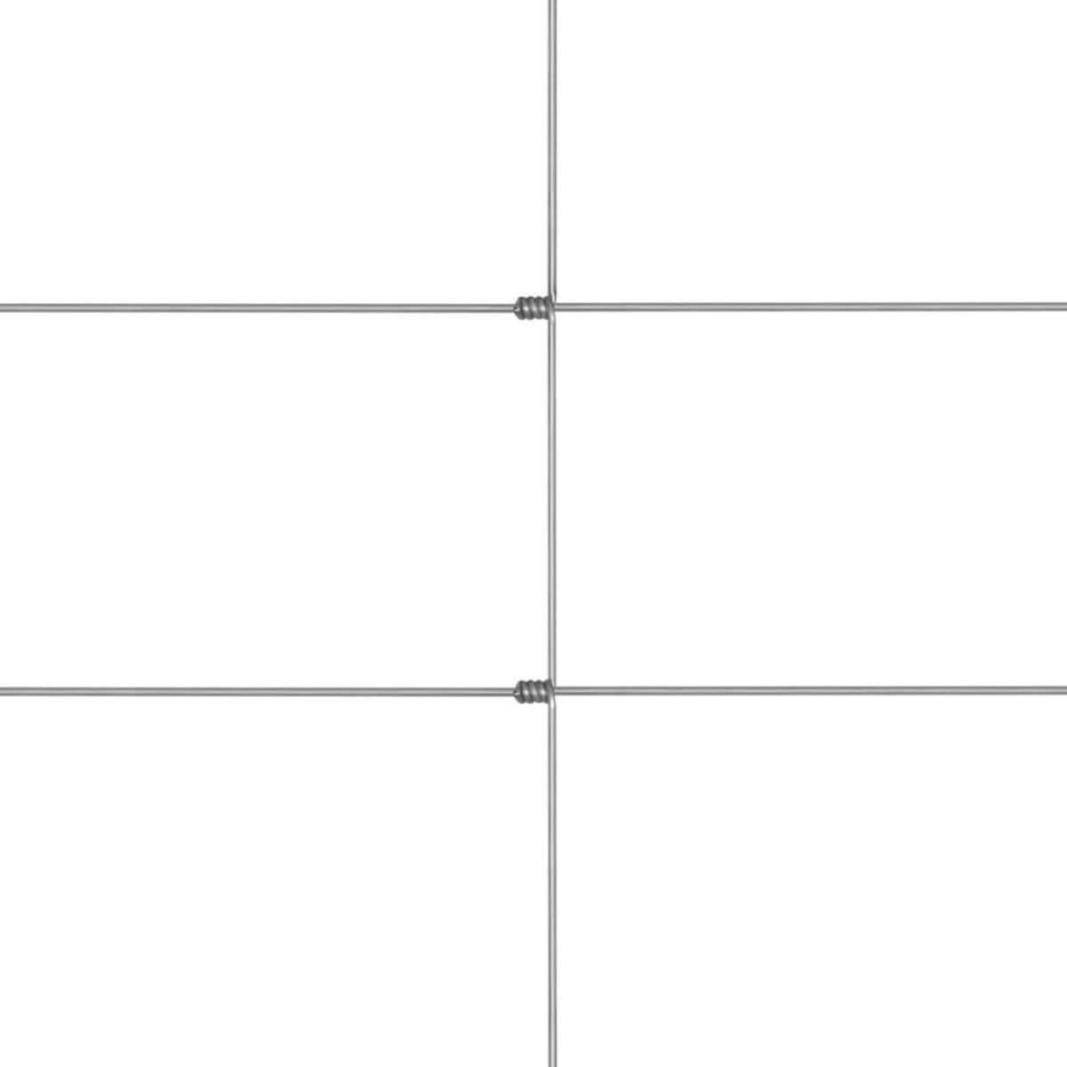 VIDAXL Cloture de jardin Acier galvanise 50x0,8 m Argente