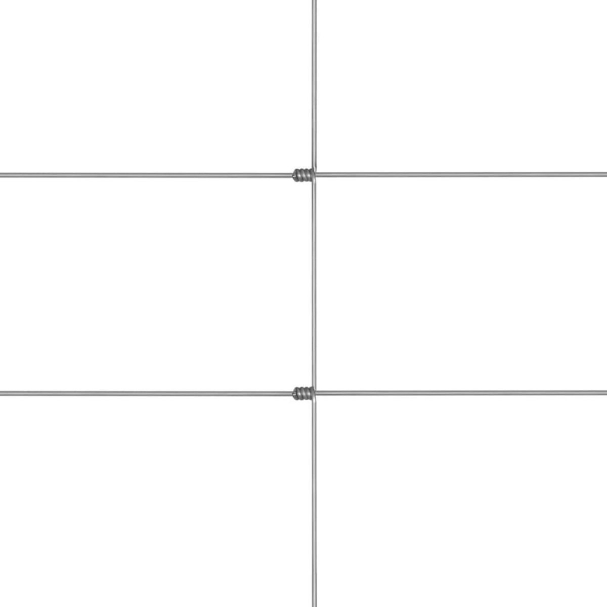 VIDAXL Cloture de jardin Acier galvanise 50x0,8 m Argente