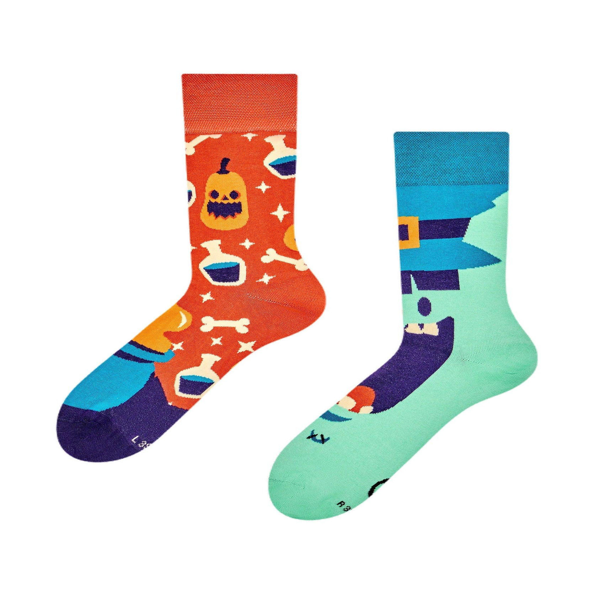 DEDOLES Chaussettes Sorcière. Coloris disponibles : Multicolore