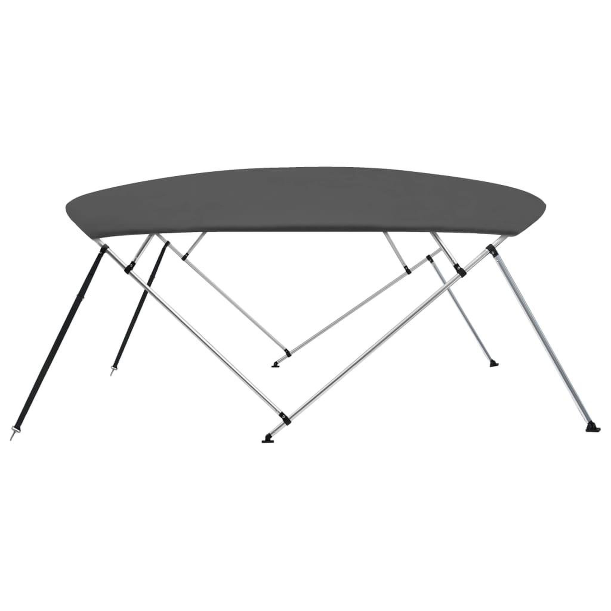 Voir la diapositive 4 : VIDAXL Auvent bimini a 4 arceaux Anthracite 243x(230-244)x137 cm