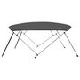 Voir la diapositive 4 : VIDAXL Auvent bimini a 4 arceaux Anthracite 243x(230-244)x137 cm