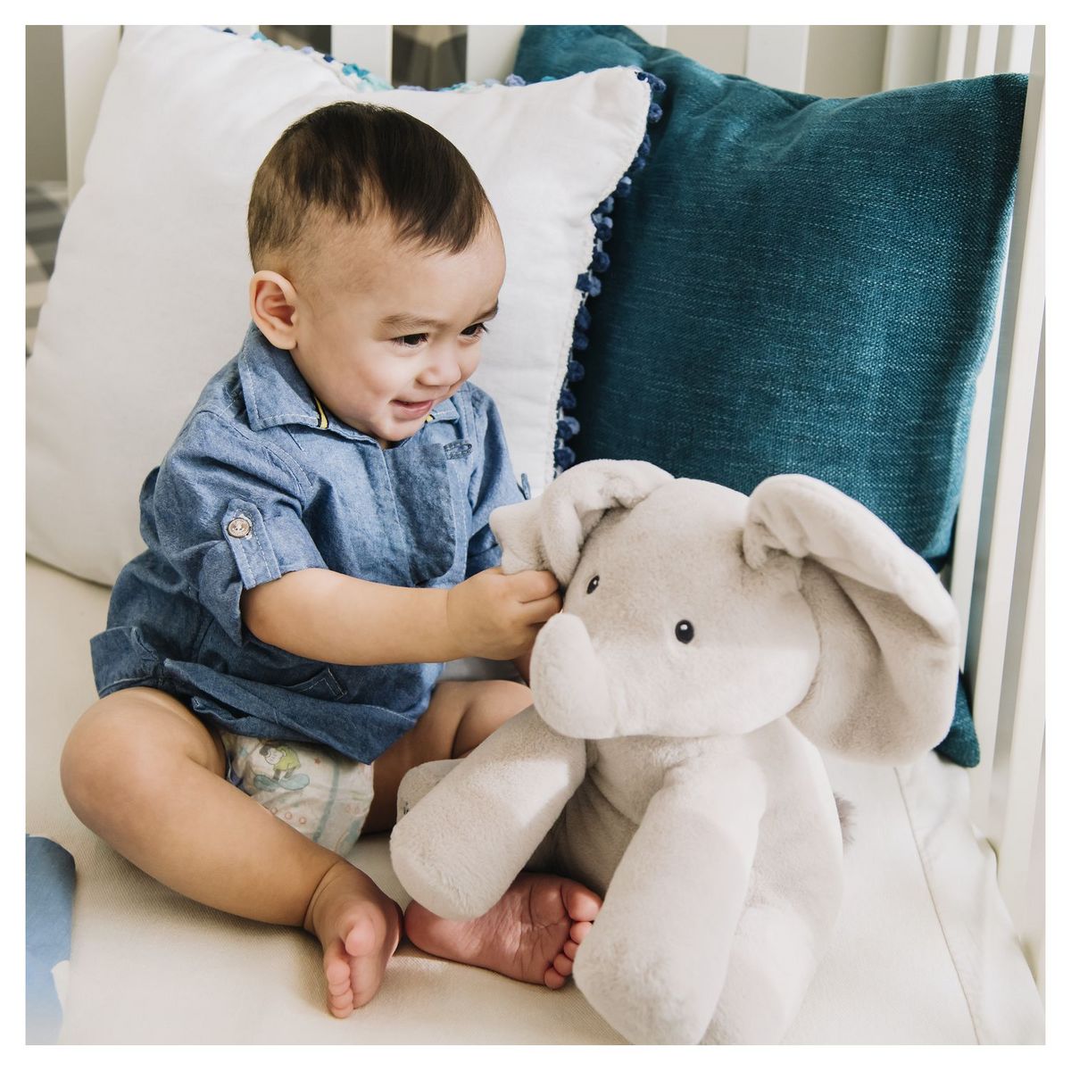 SPIN MASTER Peluche interactive Flappy l'Eléphant - Gund