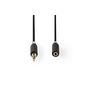 Voir la diapositive 2 : NEDIS Câble audio stéréo | 3.5 mm Mâle | 3.5 mm Femelle | Plaqué or | 2.00 m NEDIS - CABW22050AT20