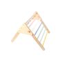 Voir la diapositive 2 : ELINELI Ensemble triangle Pikler avec planche - pastel