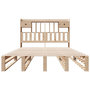 Voir la diapositive 4 : VIDAXL Lit bibliotheque sans matelas 140x190 cm bois de pin massif