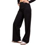 MONDAY PREMIUM Pantalon Fluide  Femme Monday Premium 0100. Coloris disponibles : Noir