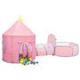 Voir la diapositive 4 : VIDAXL Tente de jeu pour enfants Rose 301x120x128 cm