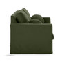 Voir la diapositive 4 : LISA DESIGN Serena - canapé droit déhoussable 2 places en tissu