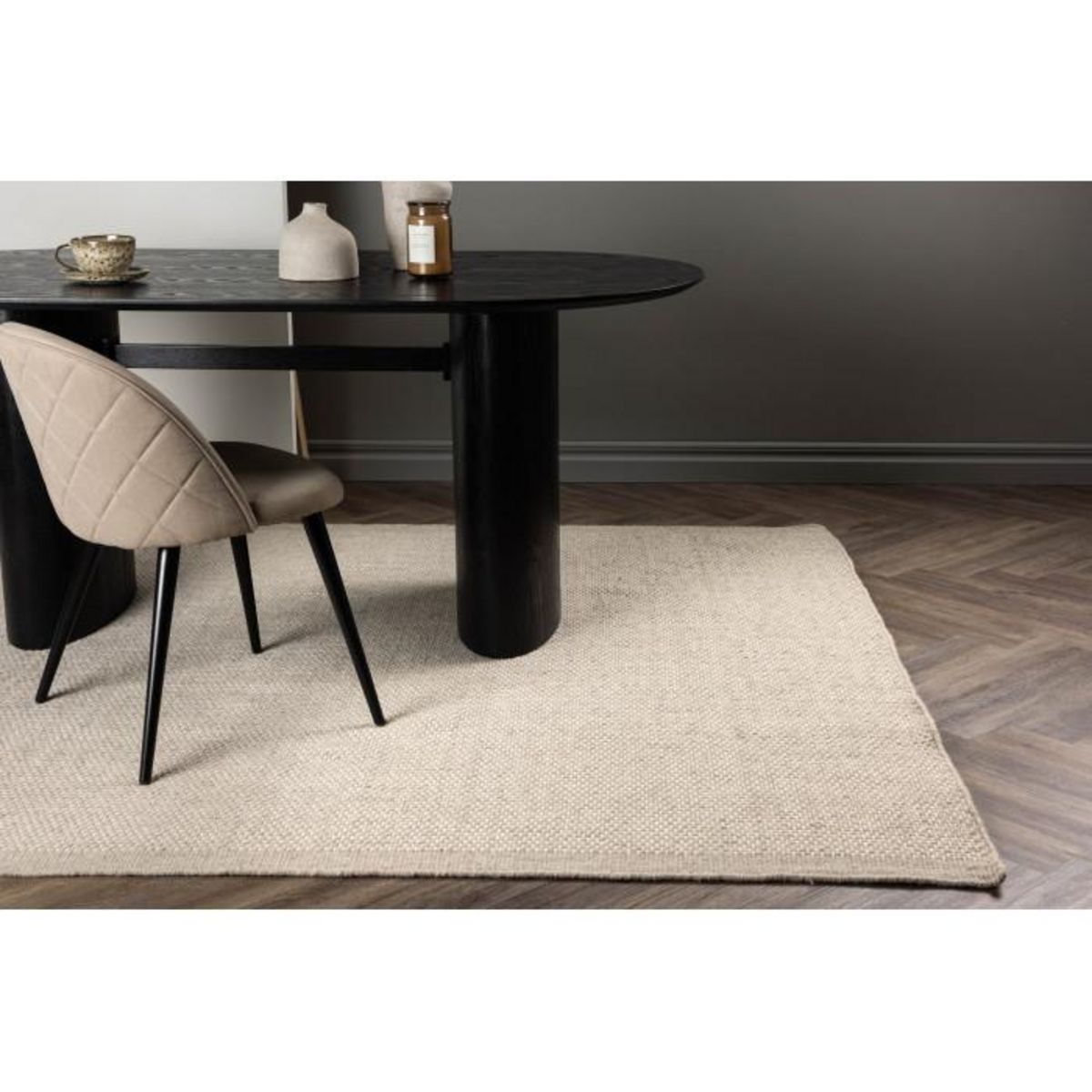 Paris Prix Tapis Déco  Vilma  160x230cm Beige
