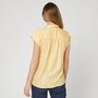 IN EXTENSO Chemise manches courtes jaune femme