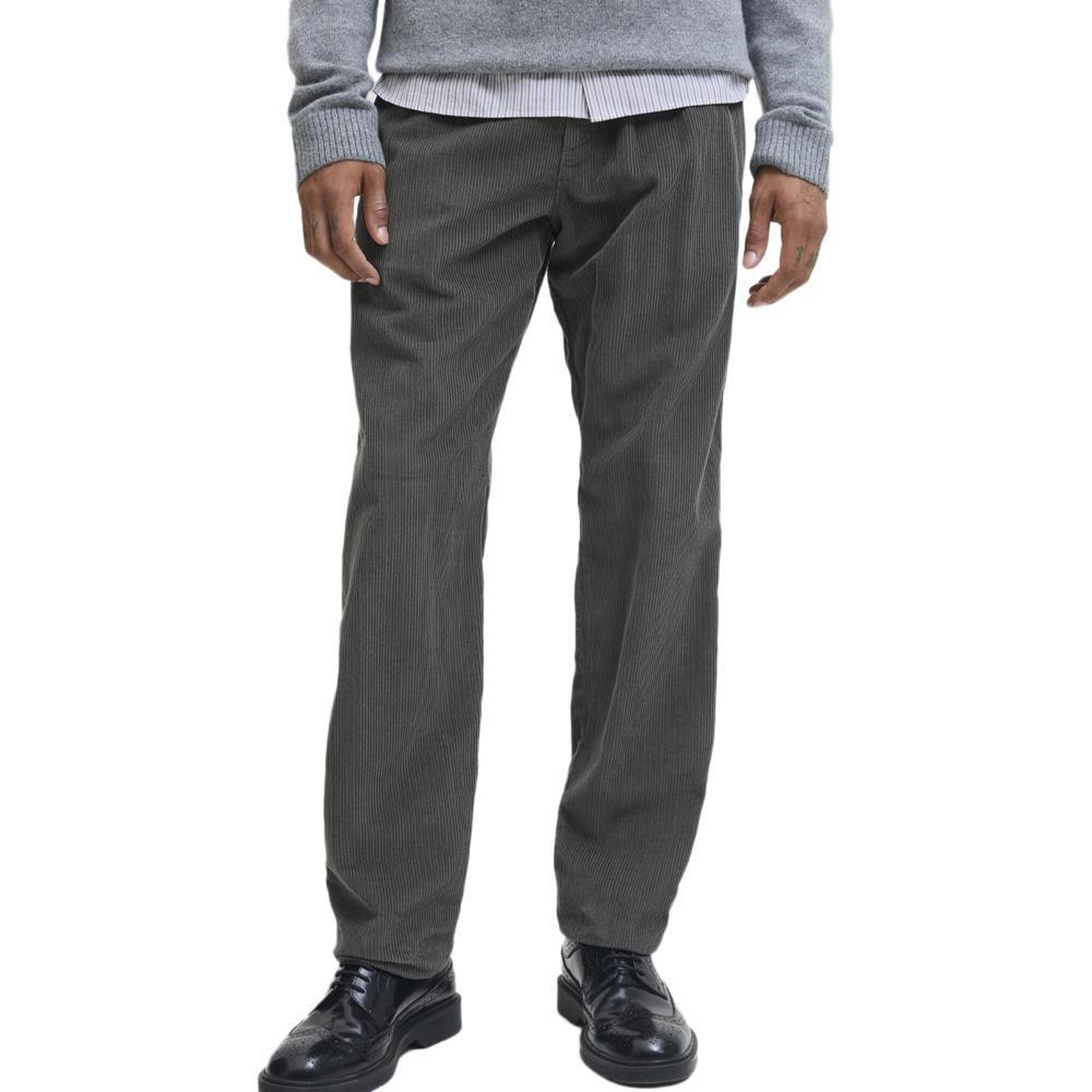 Voir la diapositive 1 : Jack & Jones Pantalon velours gris homme jack & jones corduroy