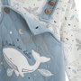 Voir la diapositive 5 : Petit Béguin Ensemble salopette bébé en coton matelassé et t-shirt Petite Balade