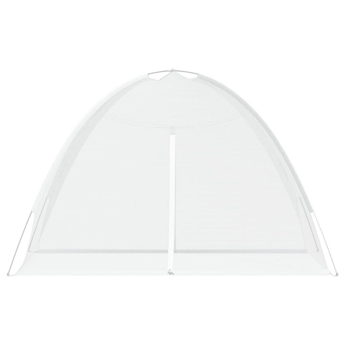 VIDAXL Moustiquaire mongole avec portes 220 maille blanc 200x120x130cm