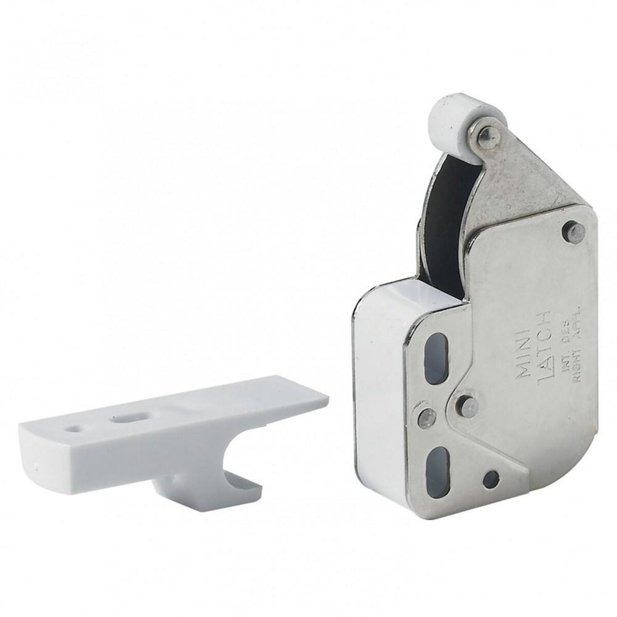 CENTRALE BRICO Loqueteau à pression acier HETTICH, L.27 x l.36 mm