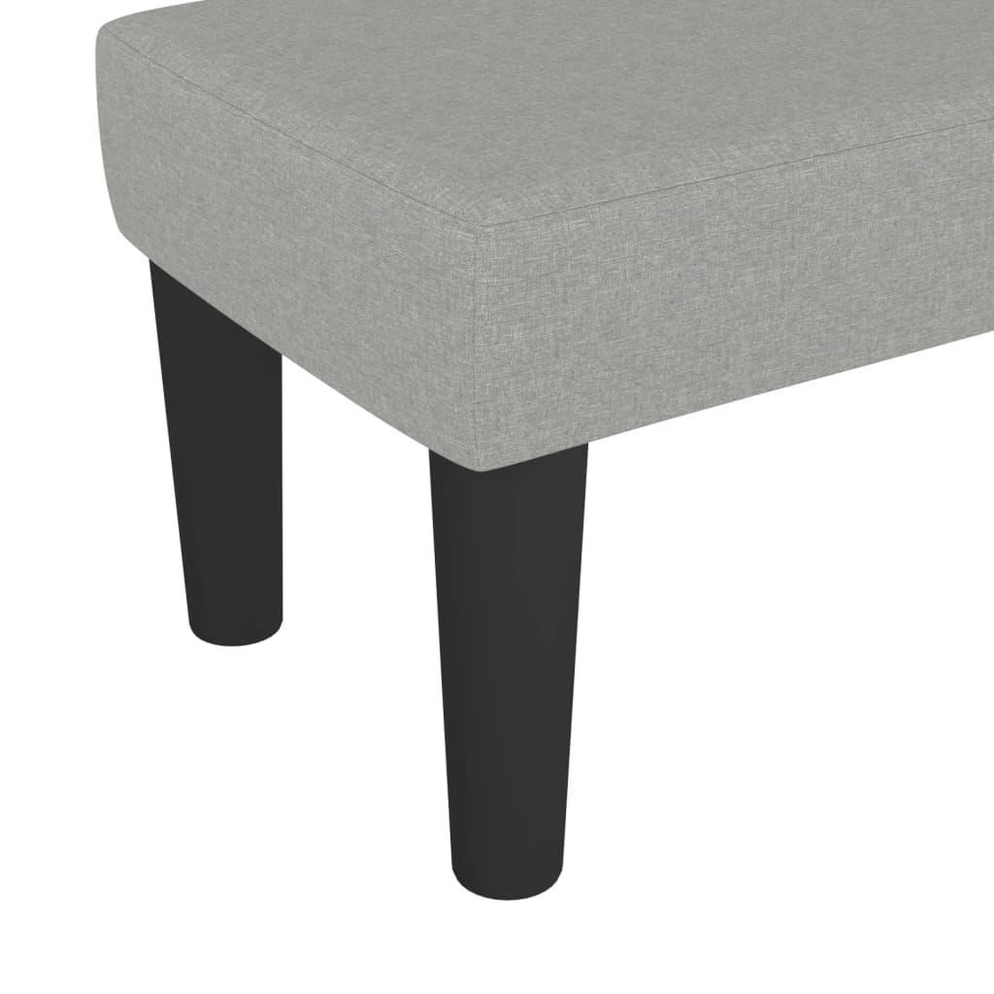 Voir la diapositive 5 : VIDAXL Banc Gris clair 70x30x30 cm Tissu
