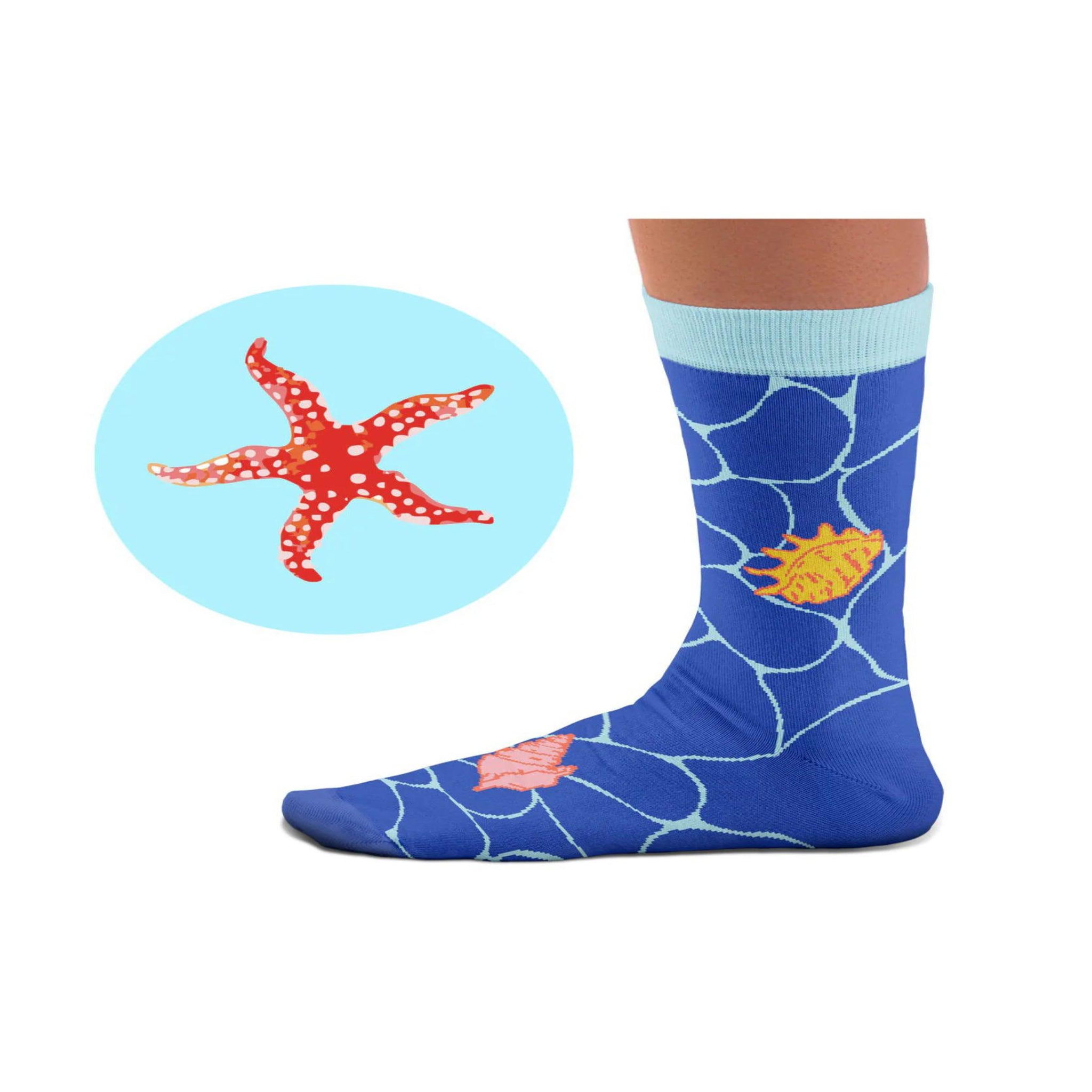 Voir la diapositive 3 : SOCK AFFAIRS Chaussettes coquillages
