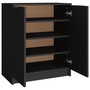 Voir la diapositive 4 : VIDAXL Armoire a chaussures Noir 59x35x70 cm bois d'ingenierie