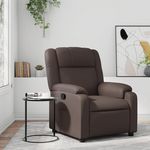 VIDAXL Fauteuil inclinable Marron Similicuir