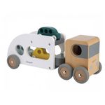 Juratoys-Janod Camion Porte-Autos avec 3 Véhicules Colorés pour Enfants