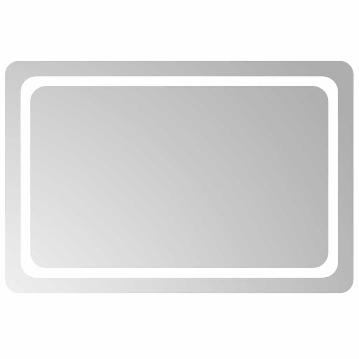 VIDAXL Miroir de salle de bain a LED 90x60 cm