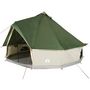 Voir la diapositive 2 : VIDAXL Tente familiale tipi 8 personnes vert imperméable
