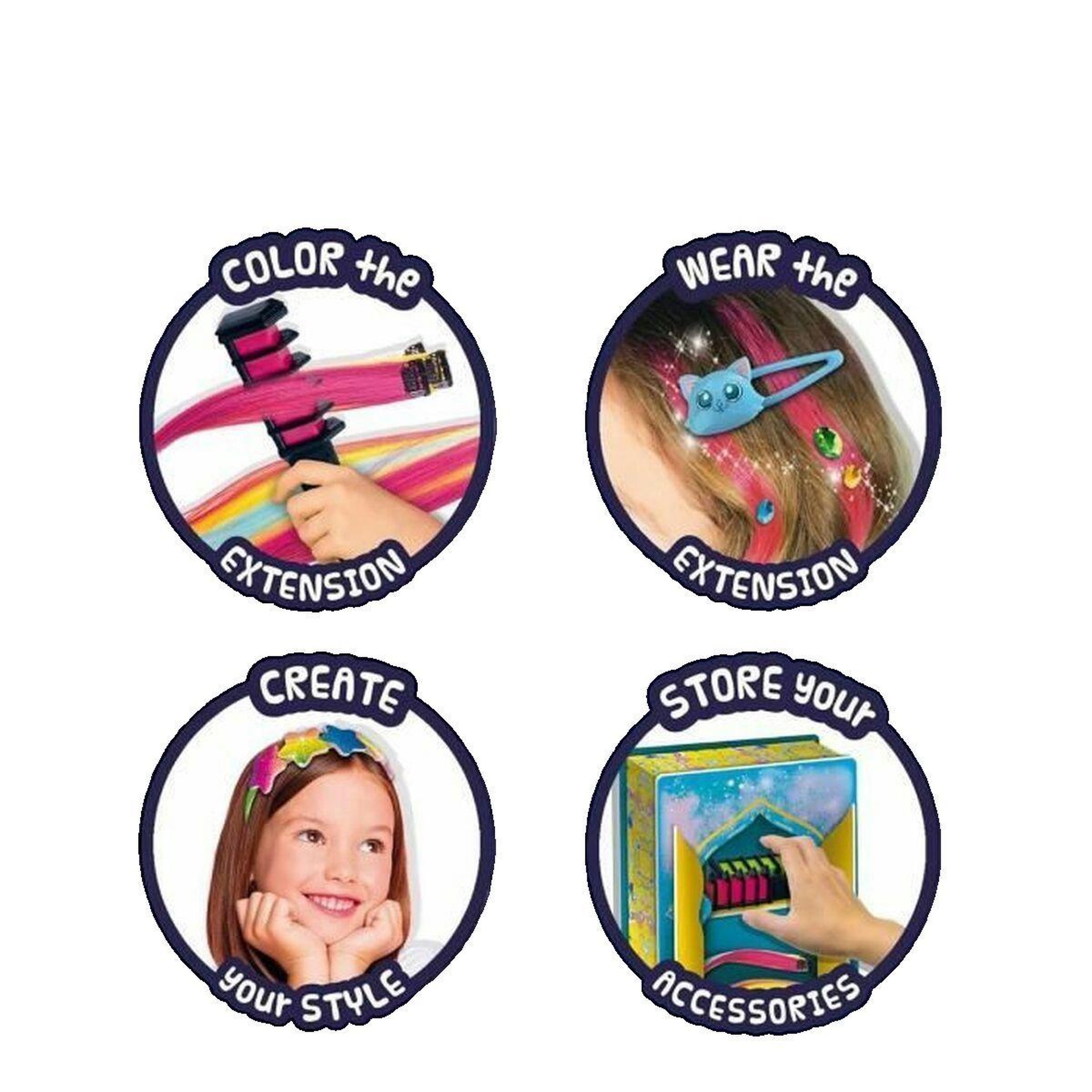 Voir la diapositive 2 : LISCIANI GIOCHI Coiffure - Kit de Loisirs Créatifs - THE MOON ACADEMY - Accessoires Variés, Colorants