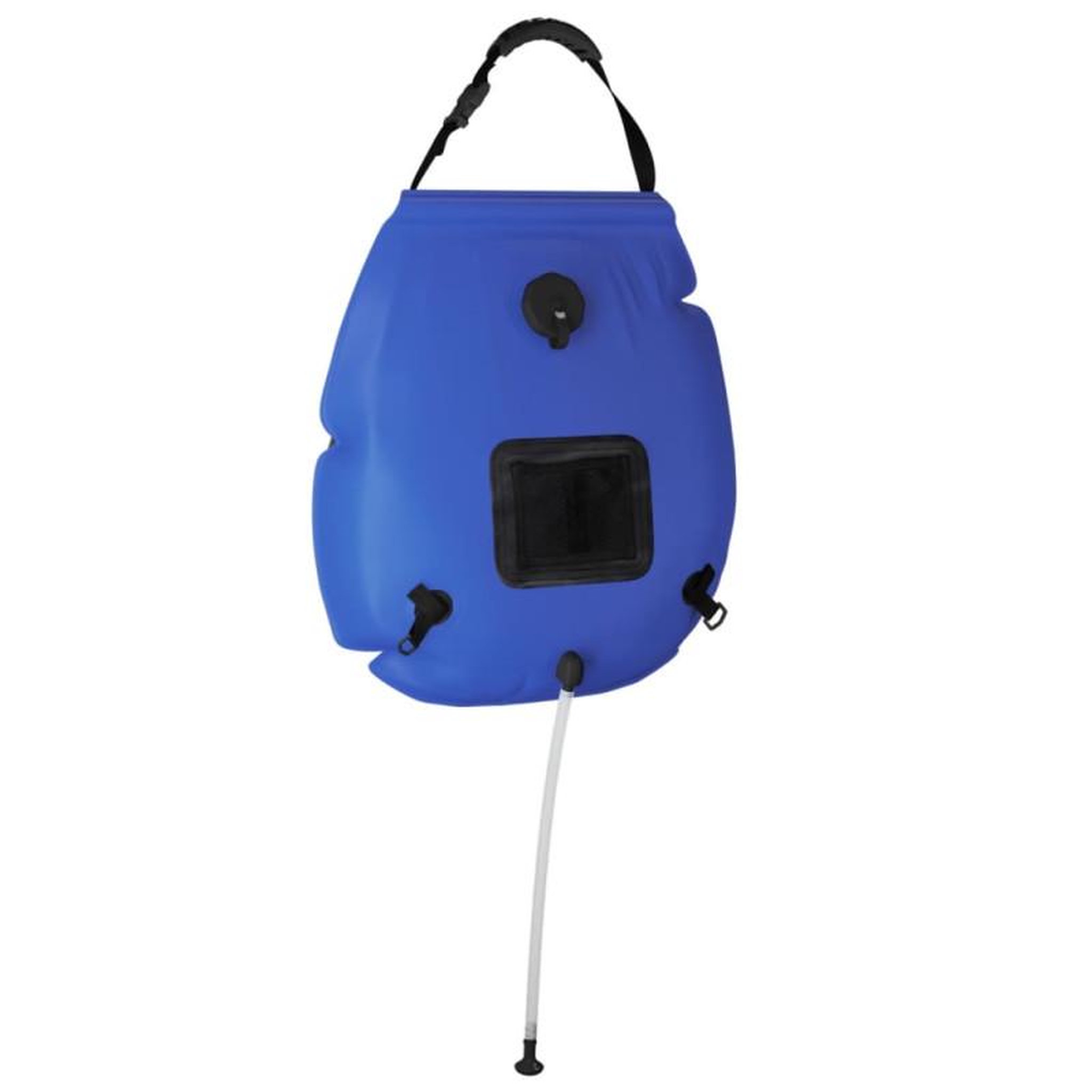 Voir la diapositive 1 : VIDAXL Sac de douche de camping bleu 20 L PVC