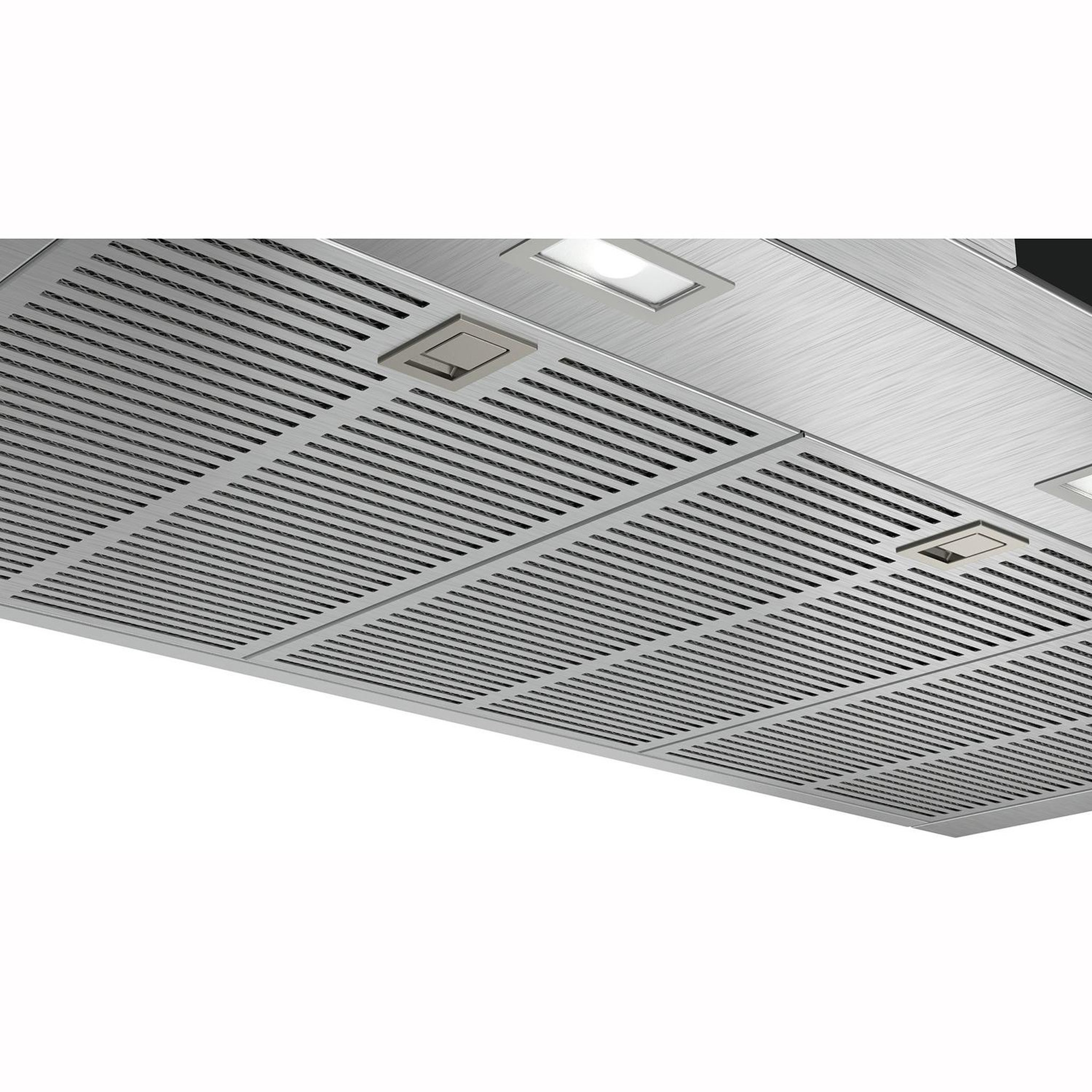 Voir la diapositive 4 : BOSCH Hotte décorative murale 90cm 55db 843m3/h inox - dwb98jq50