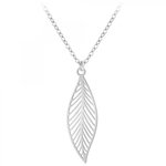 SC CRYSTAL Collier feuille par SC Crystal