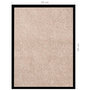 Voir la diapositive 6 : VIDAXL Paillasson Beige 40x60 cm