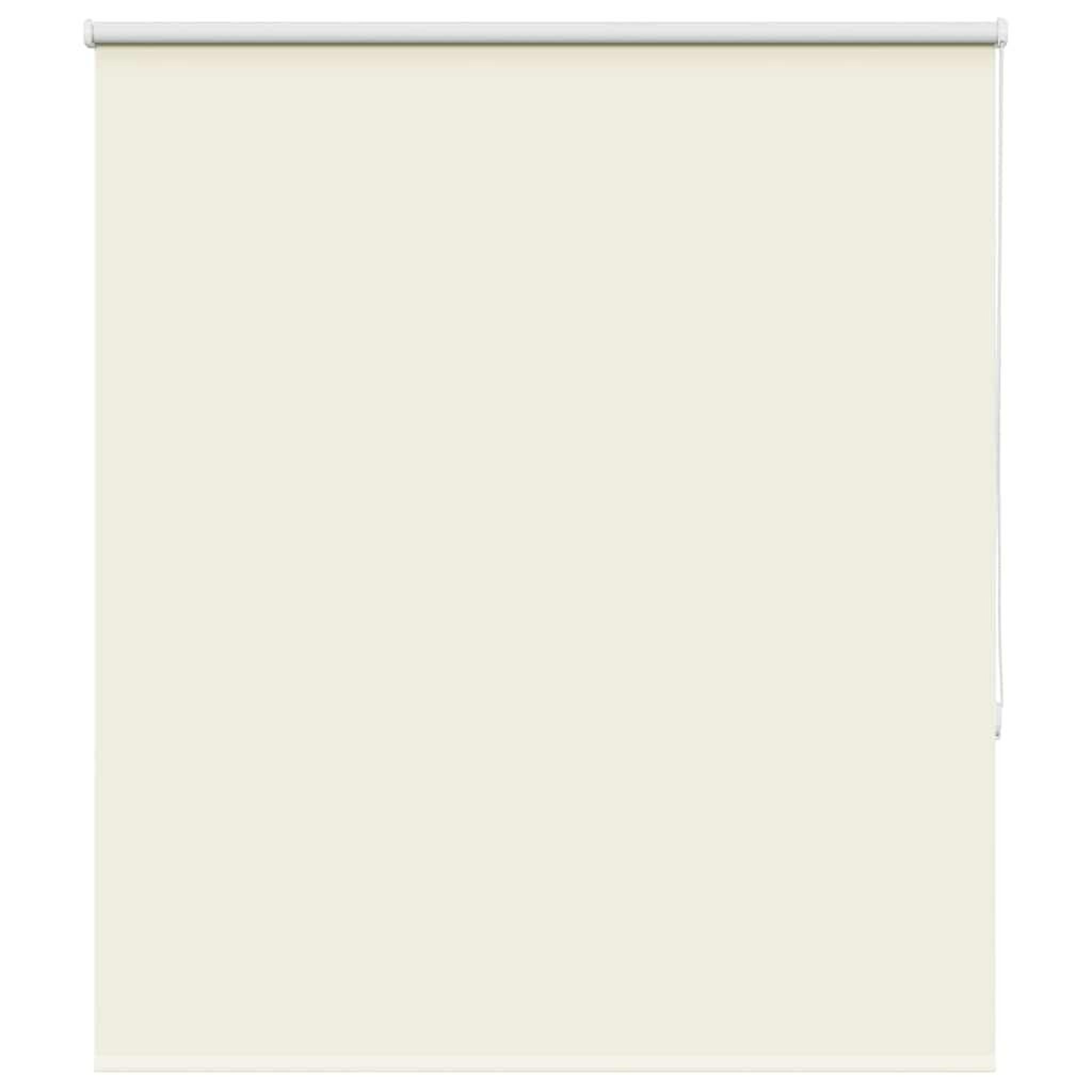 VIDAXL Store enrouleur occultant blanc casse 130x150 cm largeur tissu