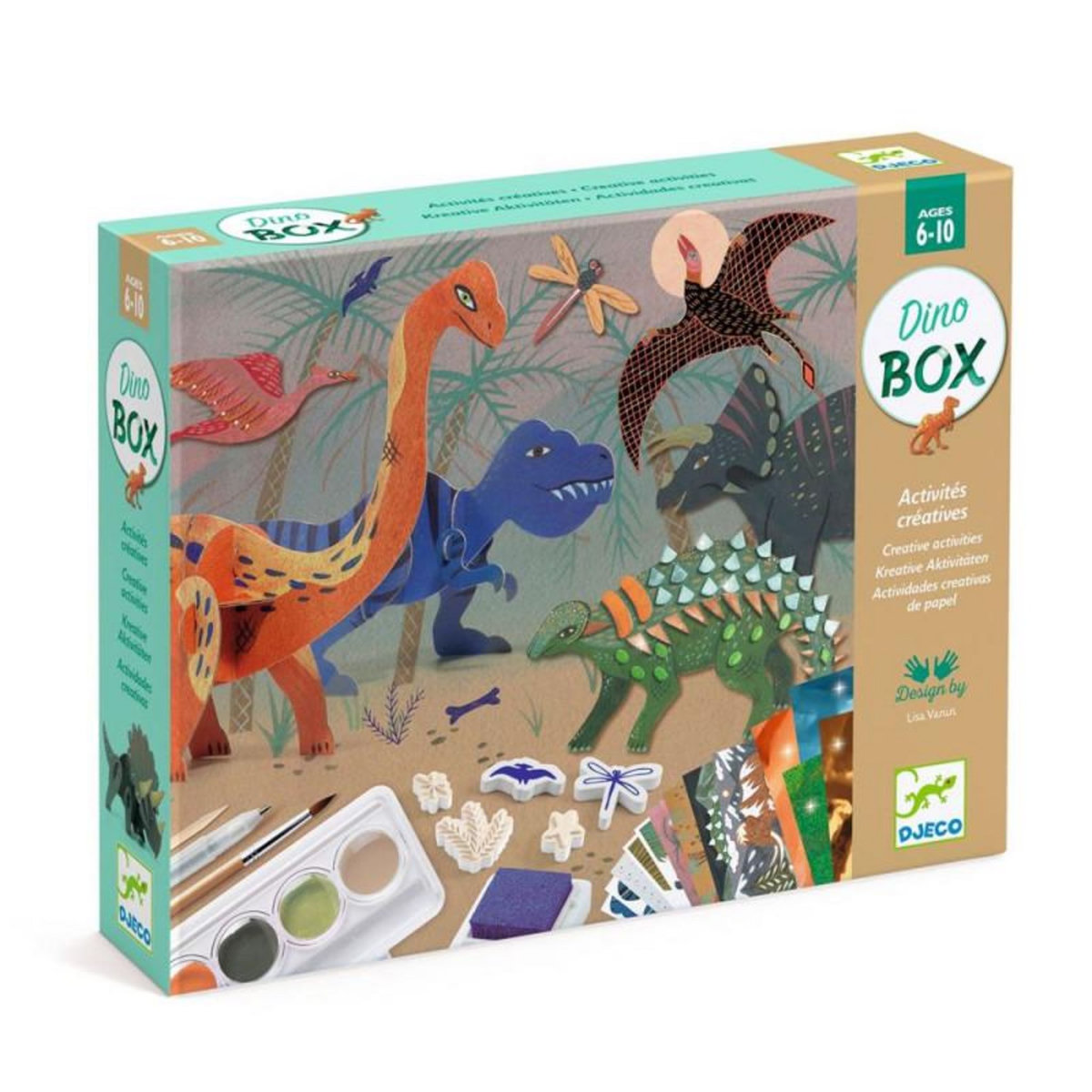 Djeco Kit créatif Djeco Le monde des dinosaures