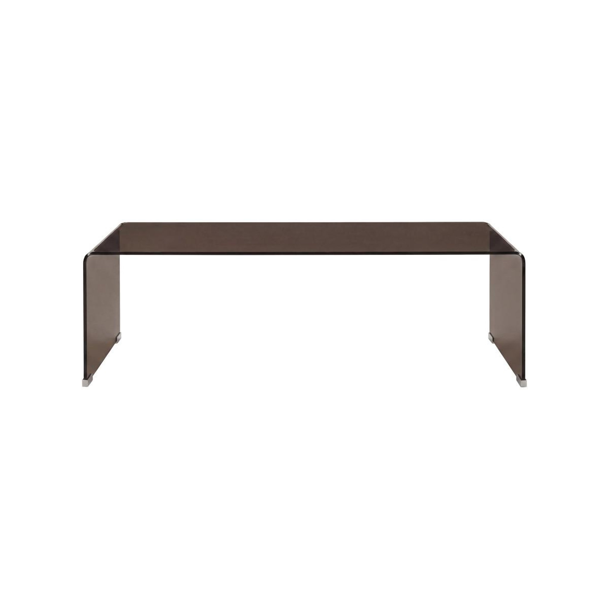 Voir la diapositive 2 : Paris Prix Table basse en verre  telemark  120cm marron