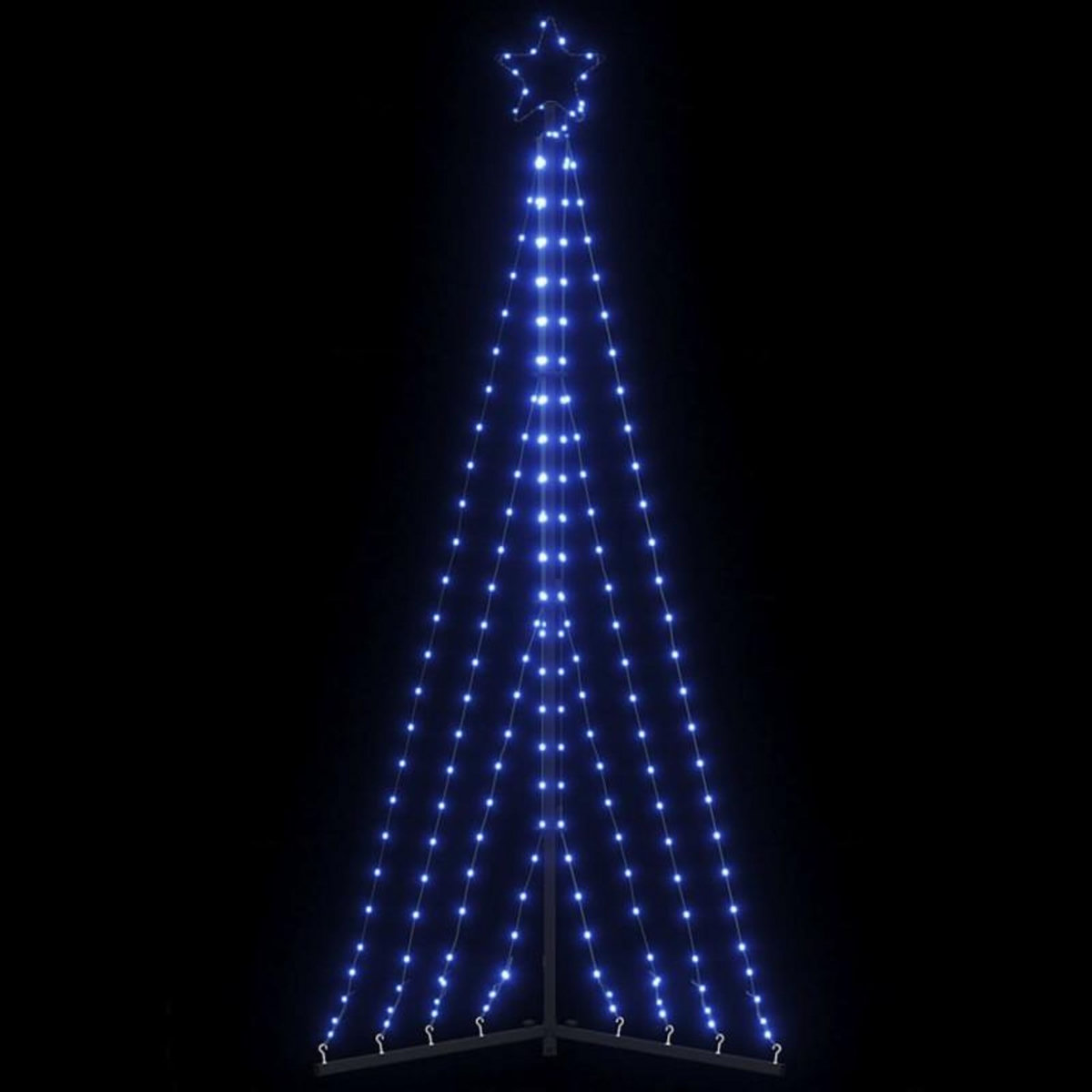 VIDAXL Guirlande de sapin de Noël 339 LED bleu 187 cm