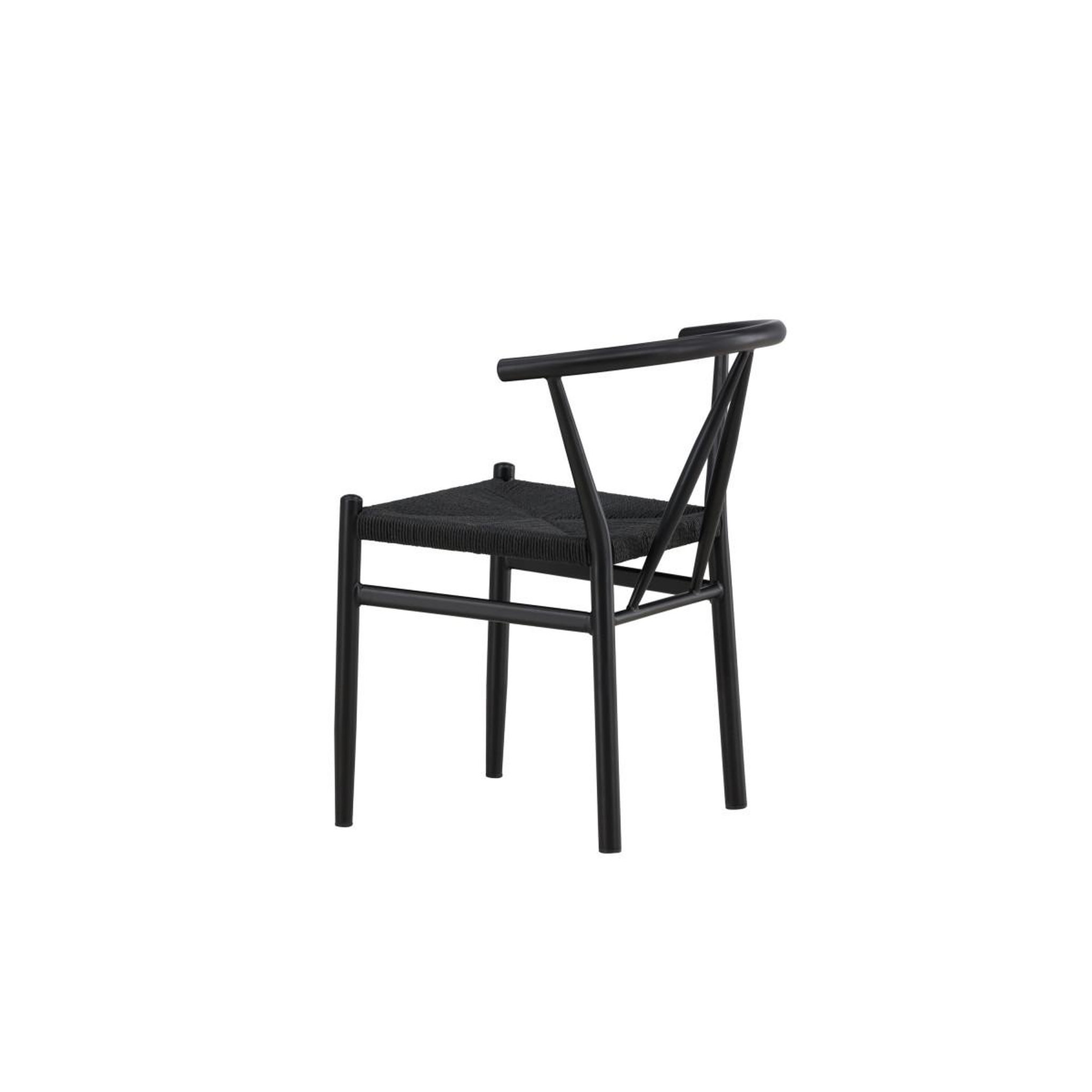 Voir la diapositive 6 : Paris Prix Chaise en assise tressée  alfons  72cm noir