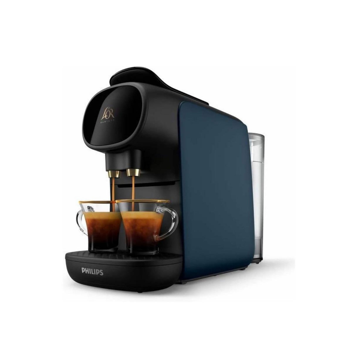 Philips Cafetière nespresso à capsules 19bars bleu nuit - LM9012-40