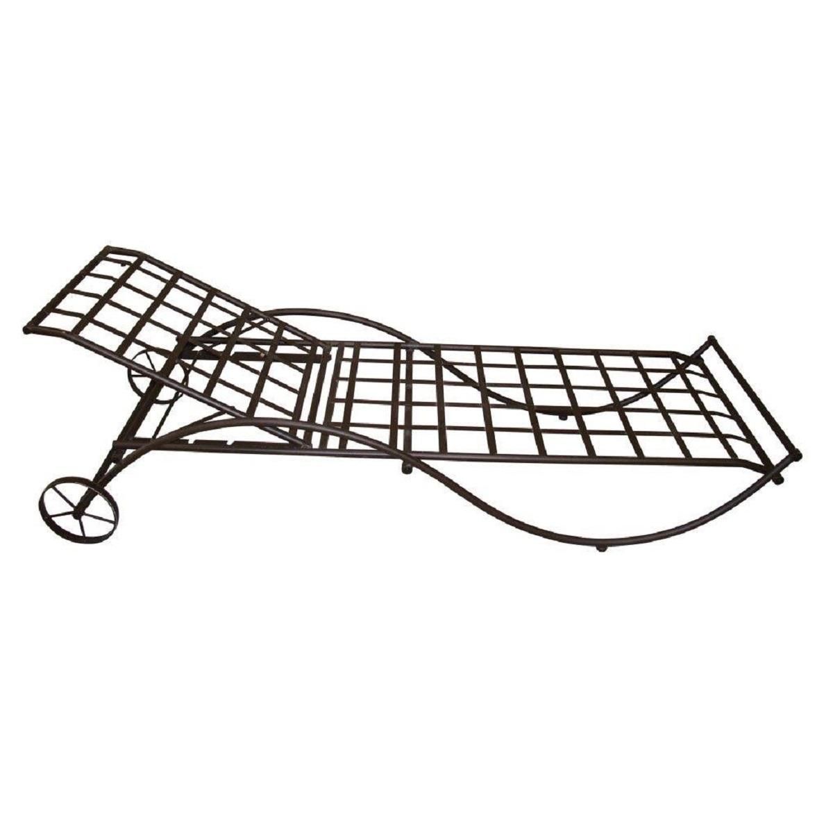 Bain de soleil empilable 190x66x70cm MOSAIQUE