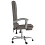 Voir la diapositive 4 : VIDAXL Fauteuil de massage inclinable de bureau Taupe Tissu