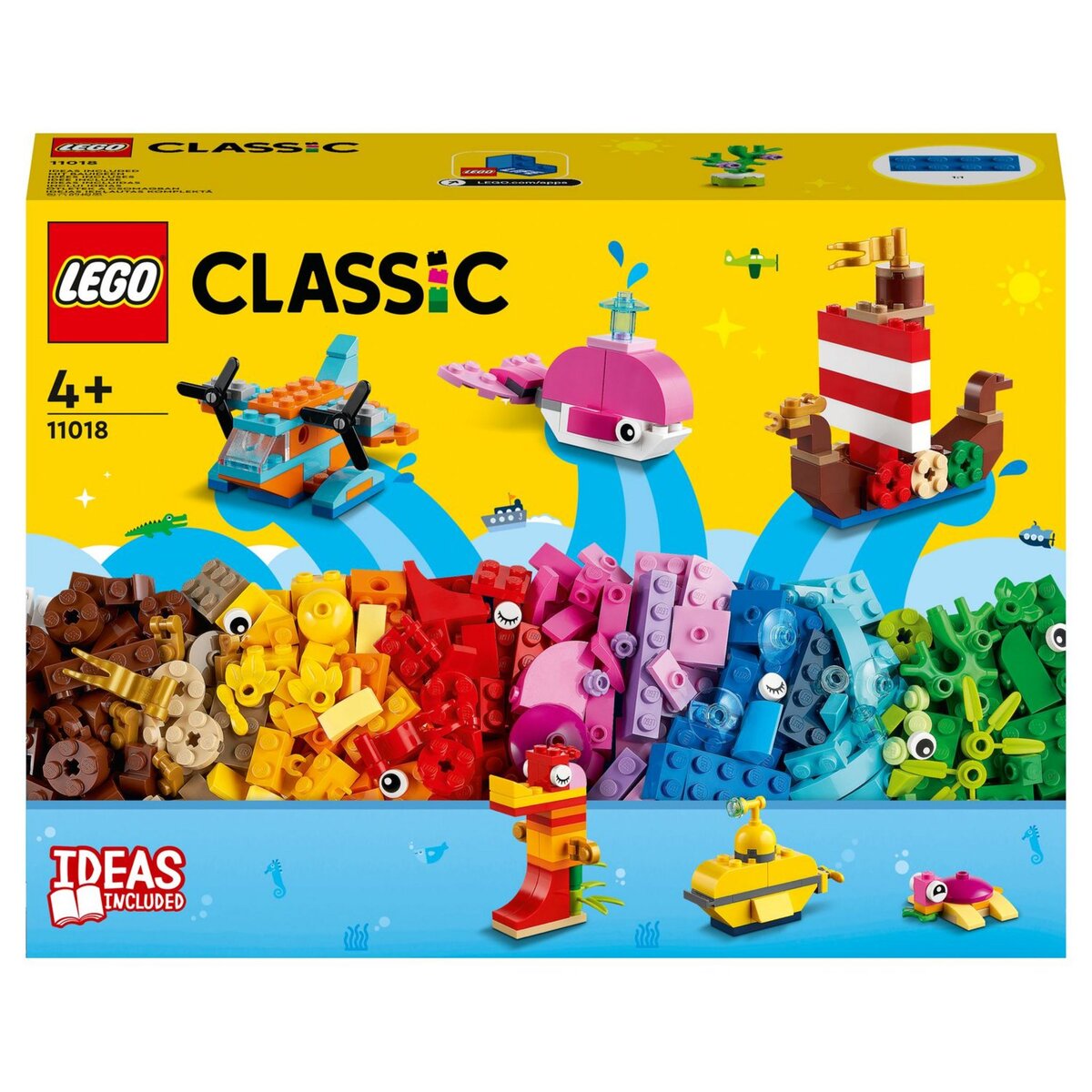 LEGO Classic 11018 - Jeux Créatifs Dans L’Océan pas cher