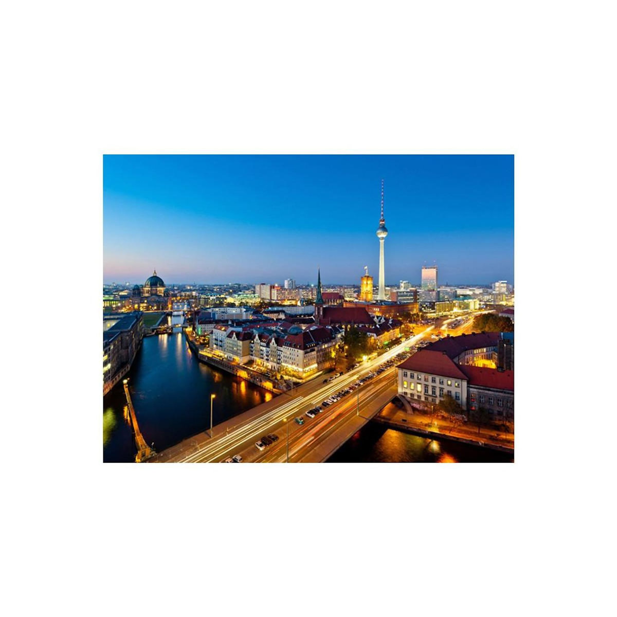 Paris Prix Papier Peint  Berlin View From Fischerinsel Night