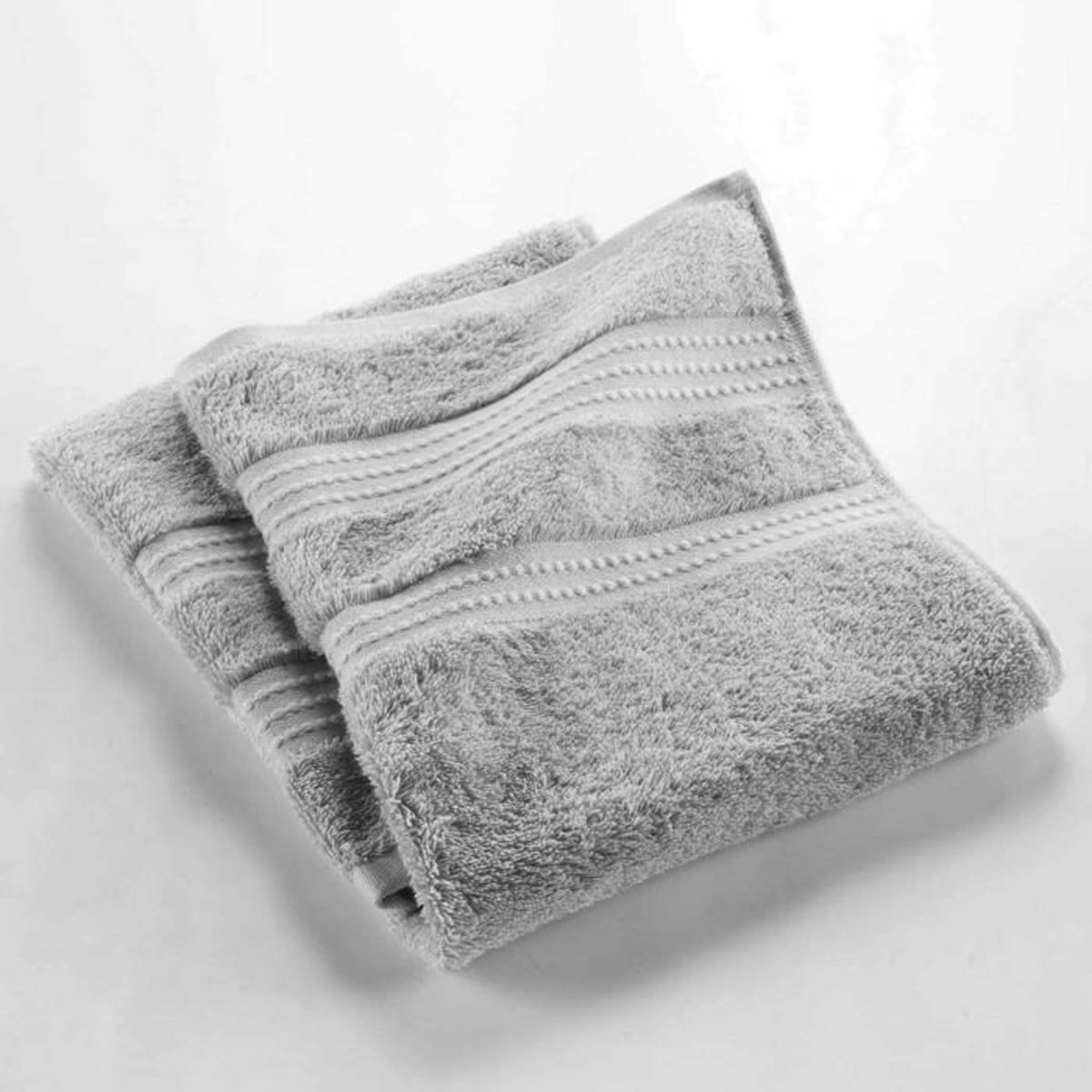 Paris Prix Serviette de Toilette  Excellence  50x90cm Gris