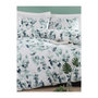 Voir la diapositive 4 : GENERIQUE Parure de lit - 1 housse de couette 220 x 240 cm + 2 taies d'oreiller 60 x 60 cm - 65% coton, 35% polyester - Vert
