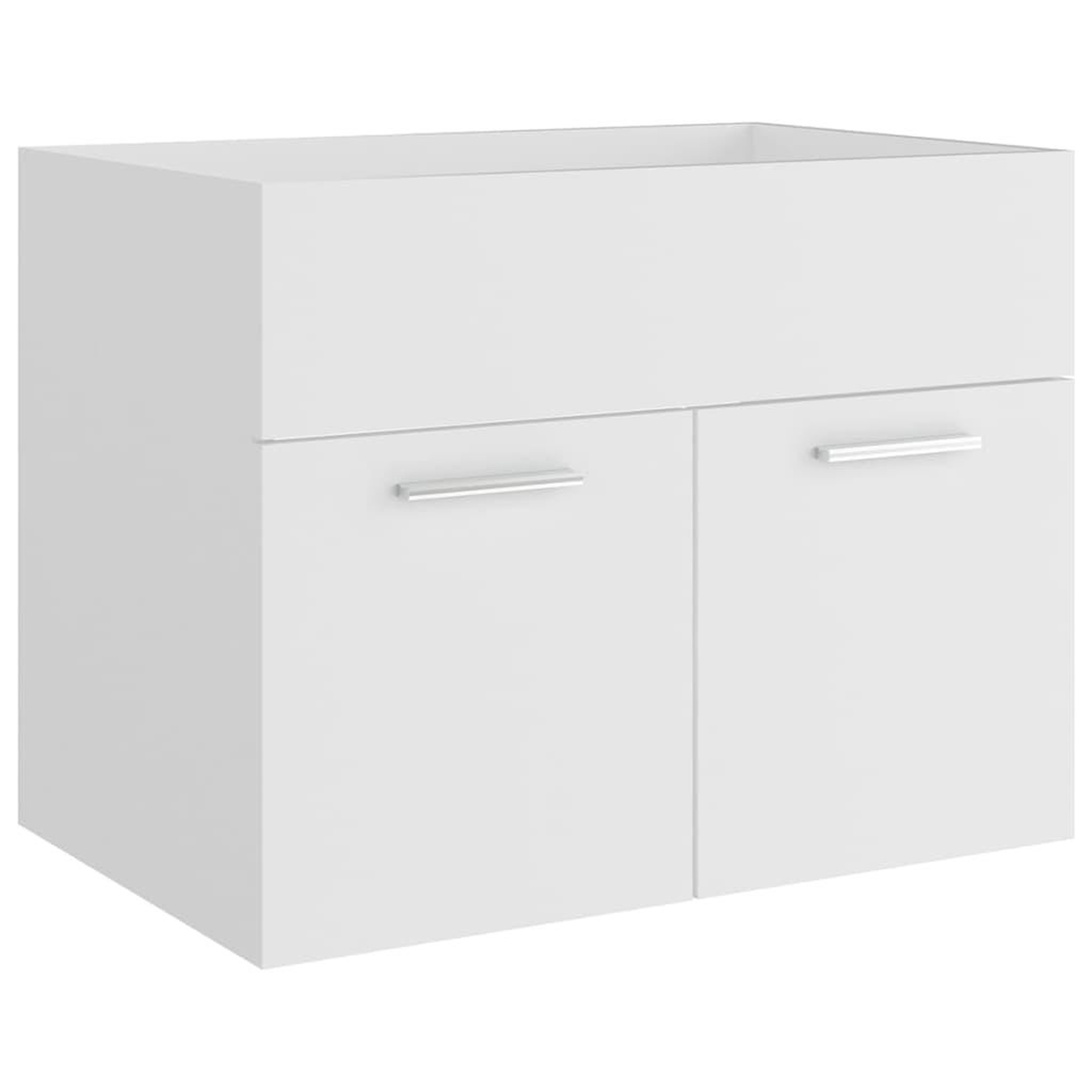 Voir la diapositive 4 : VIDAXL Ensemble de meubles de salle de bain Blanc Bois d'ingenierie